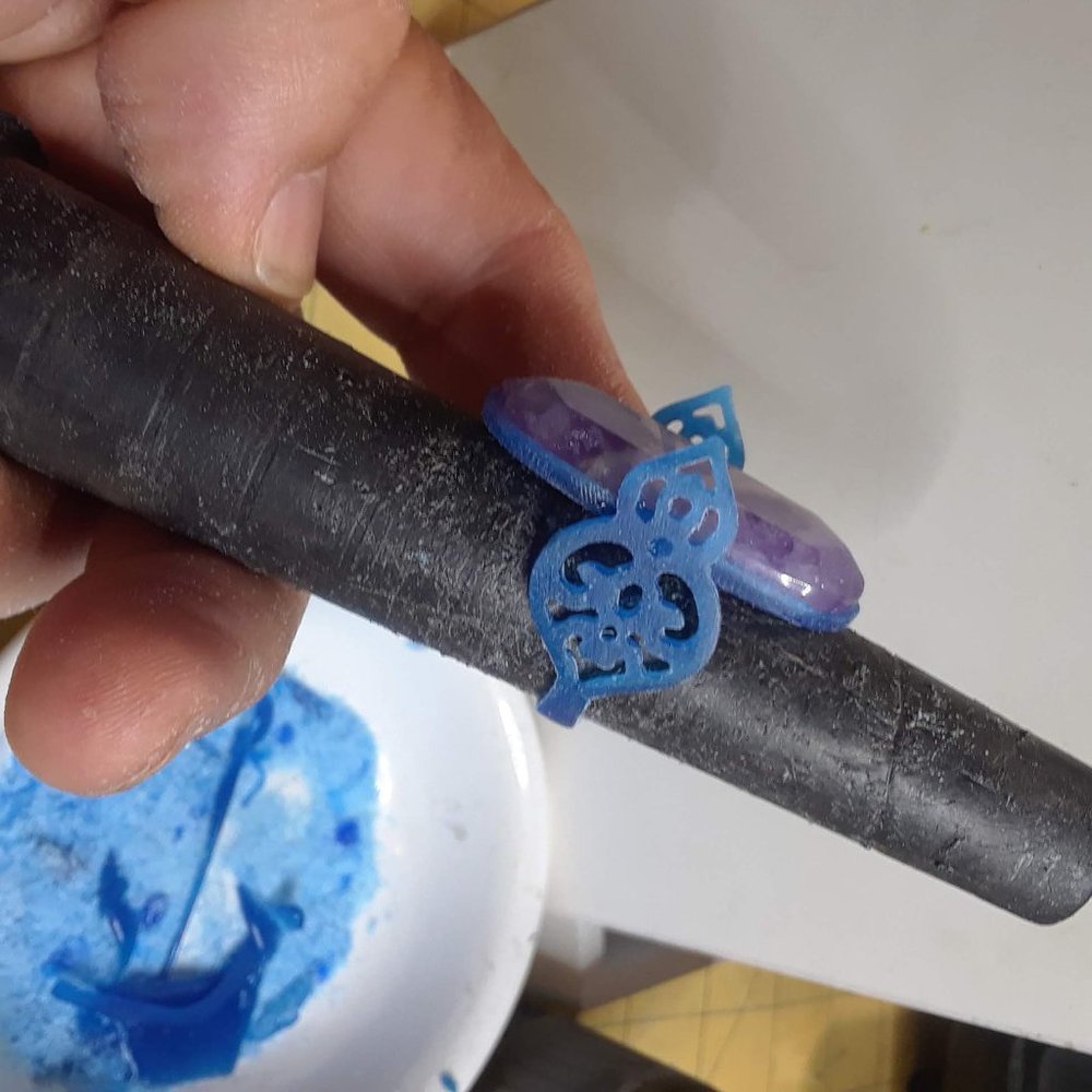 Sterling silver Amethyst Ring & Pendant - Picture 2 of 6